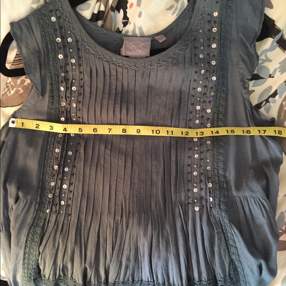 Anthropologie Vanessa Virginia Embellished Dress - Picture 8 of 9